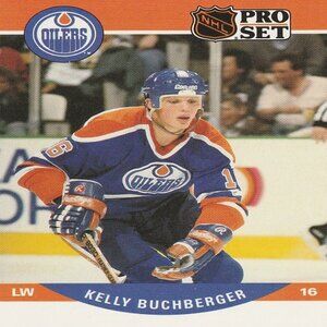 Kelly Buchberger - 1990 Pro Set Hockey Card